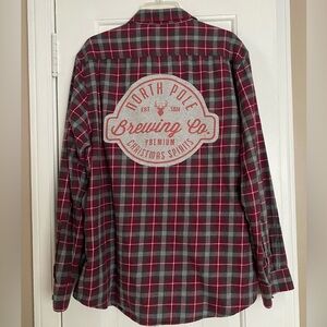 Holiday flannel shirt